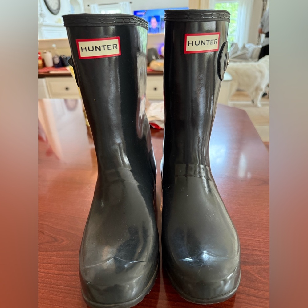 Hunter charcoal Rain Boots